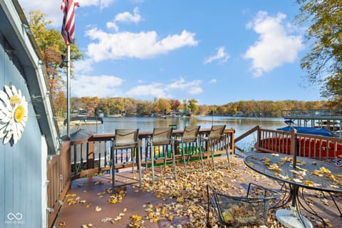 Outdoor living area at 7200 Grouper Drive, Nineveh, IN