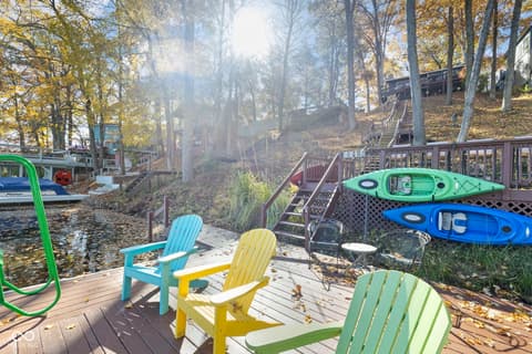 Outdoor living area at 7200 Grouper Drive, Nineveh, IN