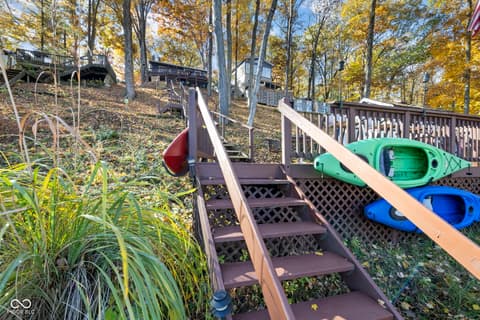 Yard at 7200 Grouper Drive, Nineveh, IN