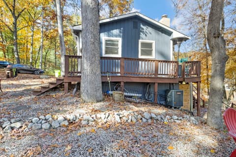 Backyard at 7200 Grouper Drive, Nineveh, IN