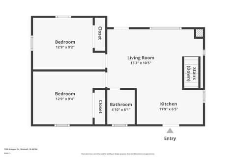 Floor Plan — 7200 Grouper Drive, Nineveh, IN