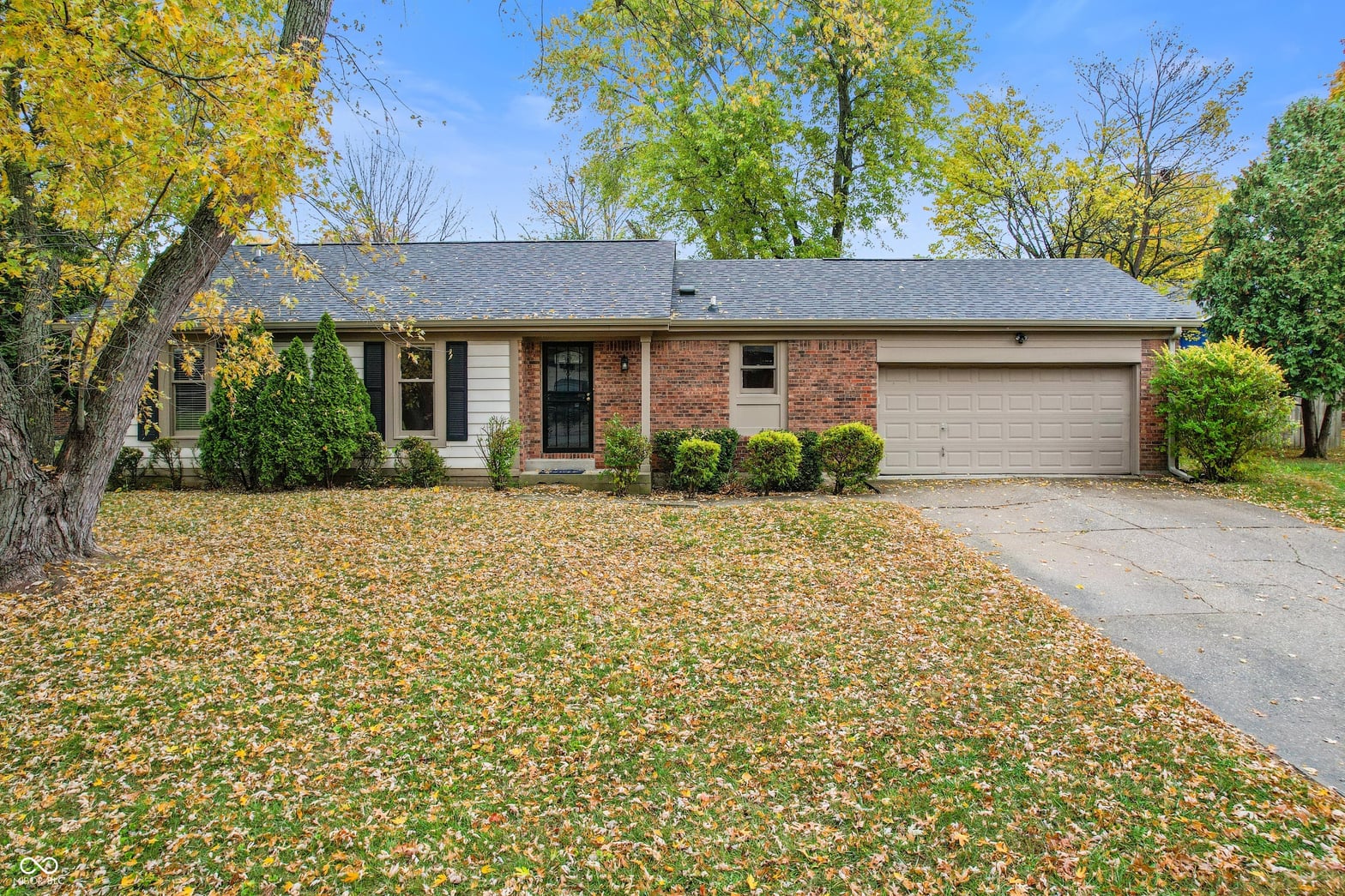 Front exterior at 3303 Acacia Drive, Indianapolis, IN