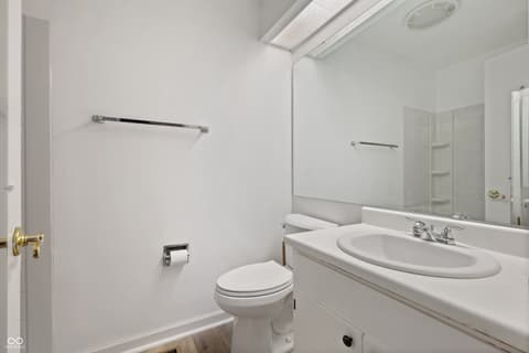 Primary bathroom at 3303 Acacia Drive, Indianapolis, IN