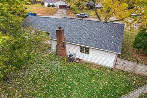 Aerial view at 3303 Acacia Drive, Indianapolis, IN