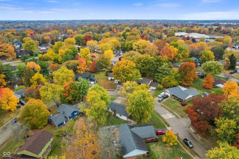 Aerial view at 3303 Acacia Drive, Indianapolis, IN