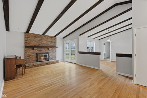 Living room at 3303 Acacia Drive, Indianapolis, IN