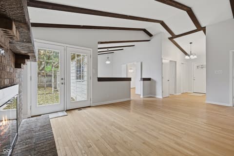 Living room at 3303 Acacia Drive, Indianapolis, IN