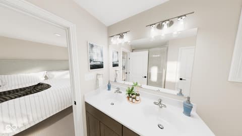 Bathroom at 5756 Birtz Road, Indianapolis, IN