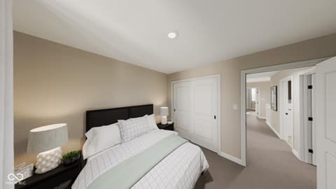 Bedroom at 5756 Birtz Road, Indianapolis, IN
