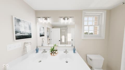Bathroom at 5756 Birtz Road, Indianapolis, IN