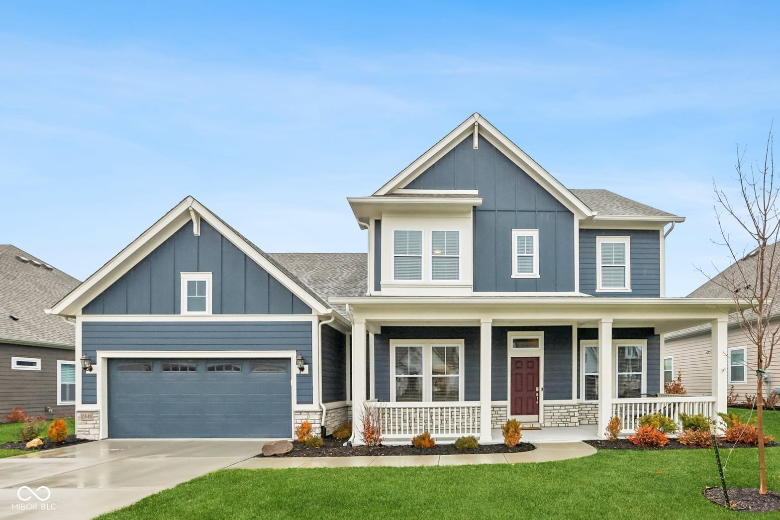 Front exterior at 15840 Wiseman Drive, Fishers, IN
