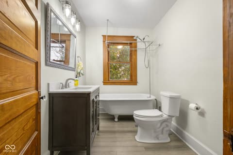Bathroom at 818 Sycamore Street, Columbus, IN