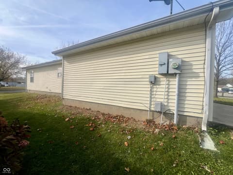 Side exterior at 4023 Harmony Lane, Indianapolis, IN