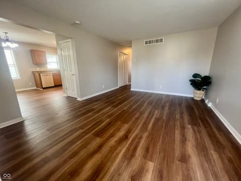 Living room at 4023 Harmony Lane, Indianapolis, IN