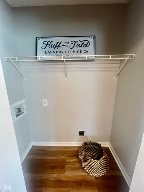 Laundry room at 4023 Harmony Lane, Indianapolis, IN