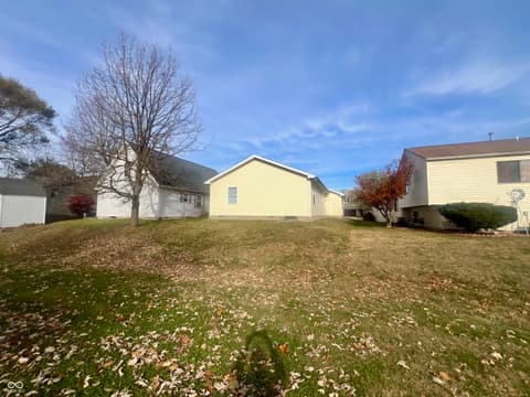 Side exterior at 4023 Harmony Lane, Indianapolis, IN
