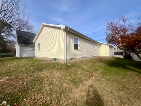 Side exterior at 4023 Harmony Lane, Indianapolis, IN