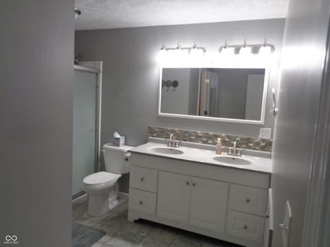 Primary bathroom at 29 S Meadow Lane, Rockville, IN