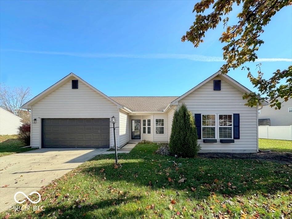 Front exterior at 19446 Silver Spring Drive, Noblesville, IN