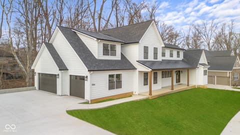 Front exterior at 5166 Oak Ridge Trail, Columbus, IN