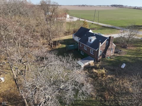 Aerial view at 2324 E 200 N, Rushville, IN