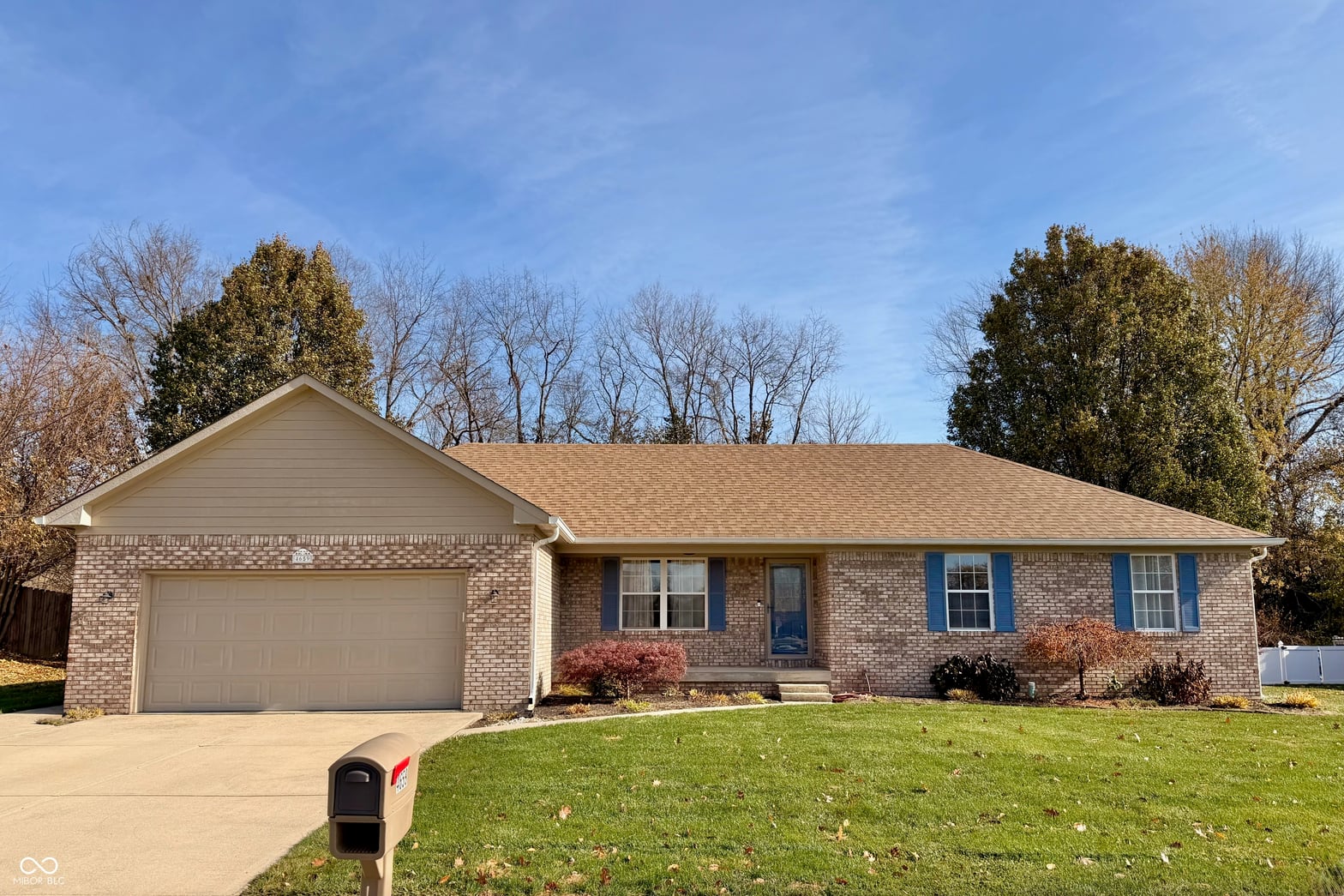 Front exterior at 4659 Lena Lane, Clayton, IN