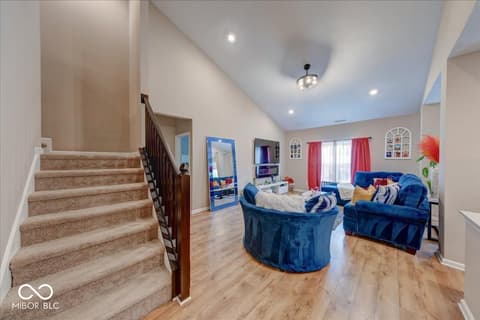Living room at 10119 Caprock Canyon Drive, Indianapolis, IN