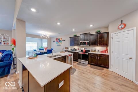 Kitchen at 10119 Caprock Canyon Drive, Indianapolis, IN