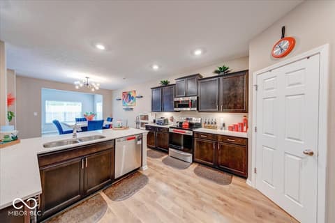 Kitchen at 10119 Caprock Canyon Drive, Indianapolis, IN