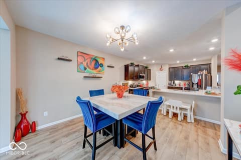 Dining room at 10119 Caprock Canyon Drive, Indianapolis, IN
