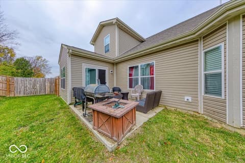 Backyard at 10119 Caprock Canyon Drive, Indianapolis, IN