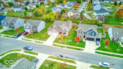 Aerial view at 10119 Caprock Canyon Drive, Indianapolis, IN