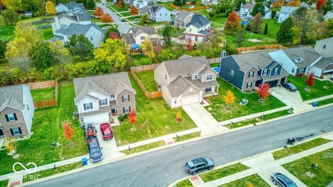 Aerial view at 10119 Caprock Canyon Drive, Indianapolis, IN