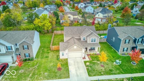 Aerial view at 10119 Caprock Canyon Drive, Indianapolis, IN