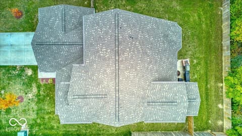 Aerial view at 10119 Caprock Canyon Drive, Indianapolis, IN