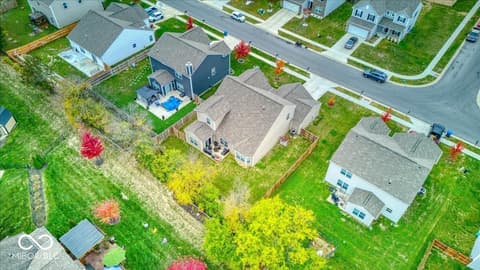 Aerial view at 10119 Caprock Canyon Drive, Indianapolis, IN