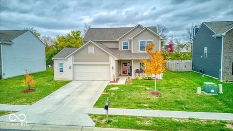 Front exterior at 10119 Caprock Canyon Drive, Indianapolis, IN