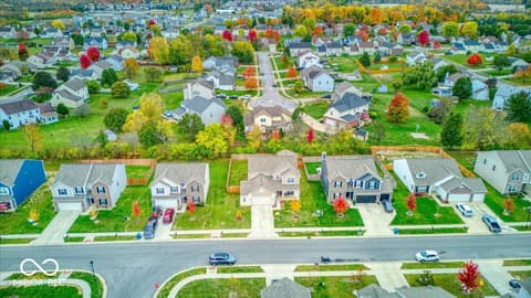 Aerial view at 10119 Caprock Canyon Drive, Indianapolis, IN
