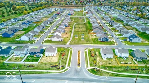 Aerial view at 10119 Caprock Canyon Drive, Indianapolis, IN