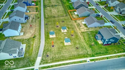 Aerial view at 10119 Caprock Canyon Drive, Indianapolis, IN