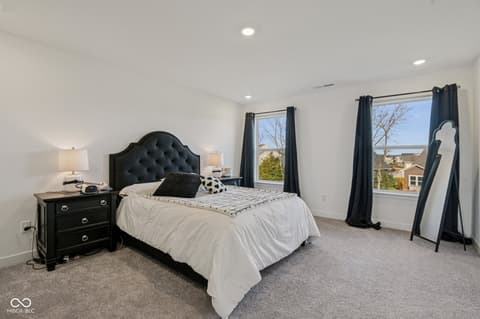 Primary bedroom at 4724 White Willow Way, New Palestine, IN