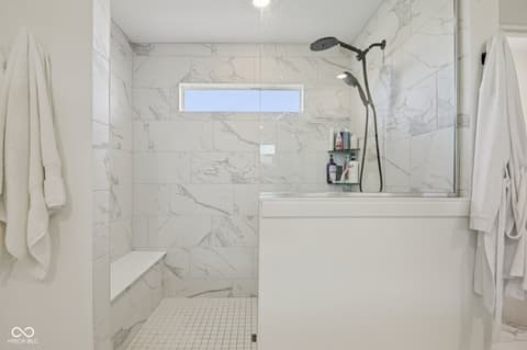 Primary bathroom at 4724 White Willow Way, New Palestine, IN