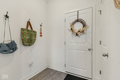 Laundry room at 4724 White Willow Way, New Palestine, IN