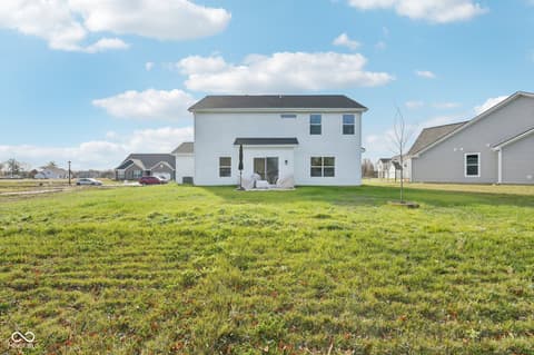 Backyard at 4724 White Willow Way, New Palestine, IN
