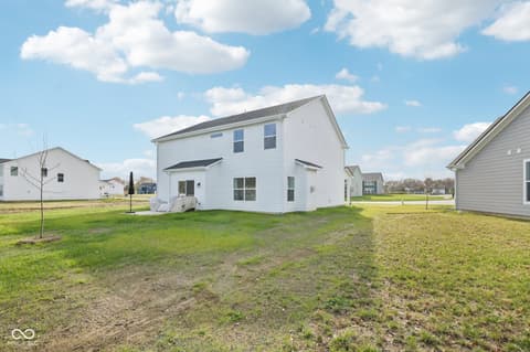 Backyard at 4724 White Willow Way, New Palestine, IN