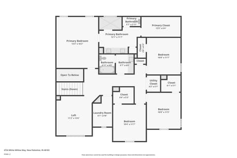 Floor Plan — 4724 White Willow Way, New Palestine, IN