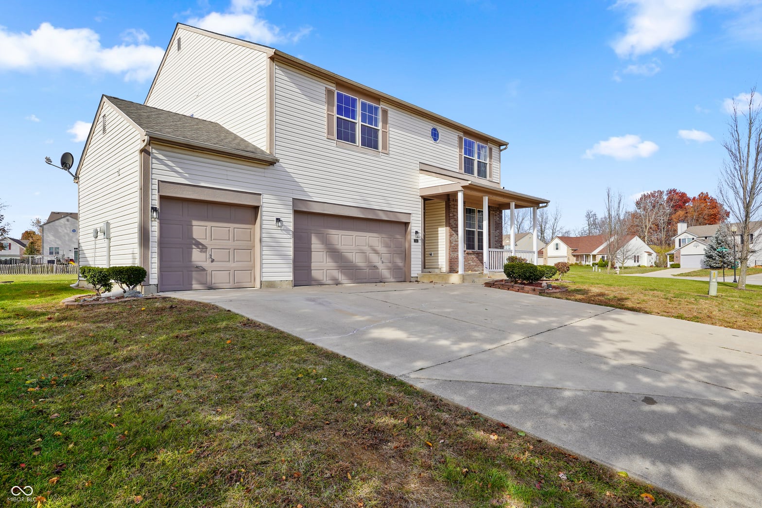 Front exterior at 2382 Black Gold Drive, Indianapolis, IN