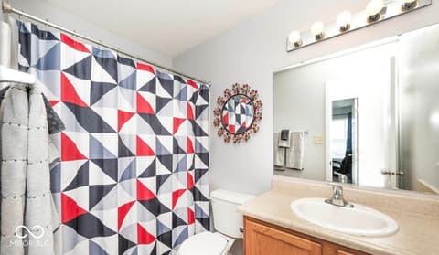 Bathroom at 8113 Rambling Road, Indianapolis, IN