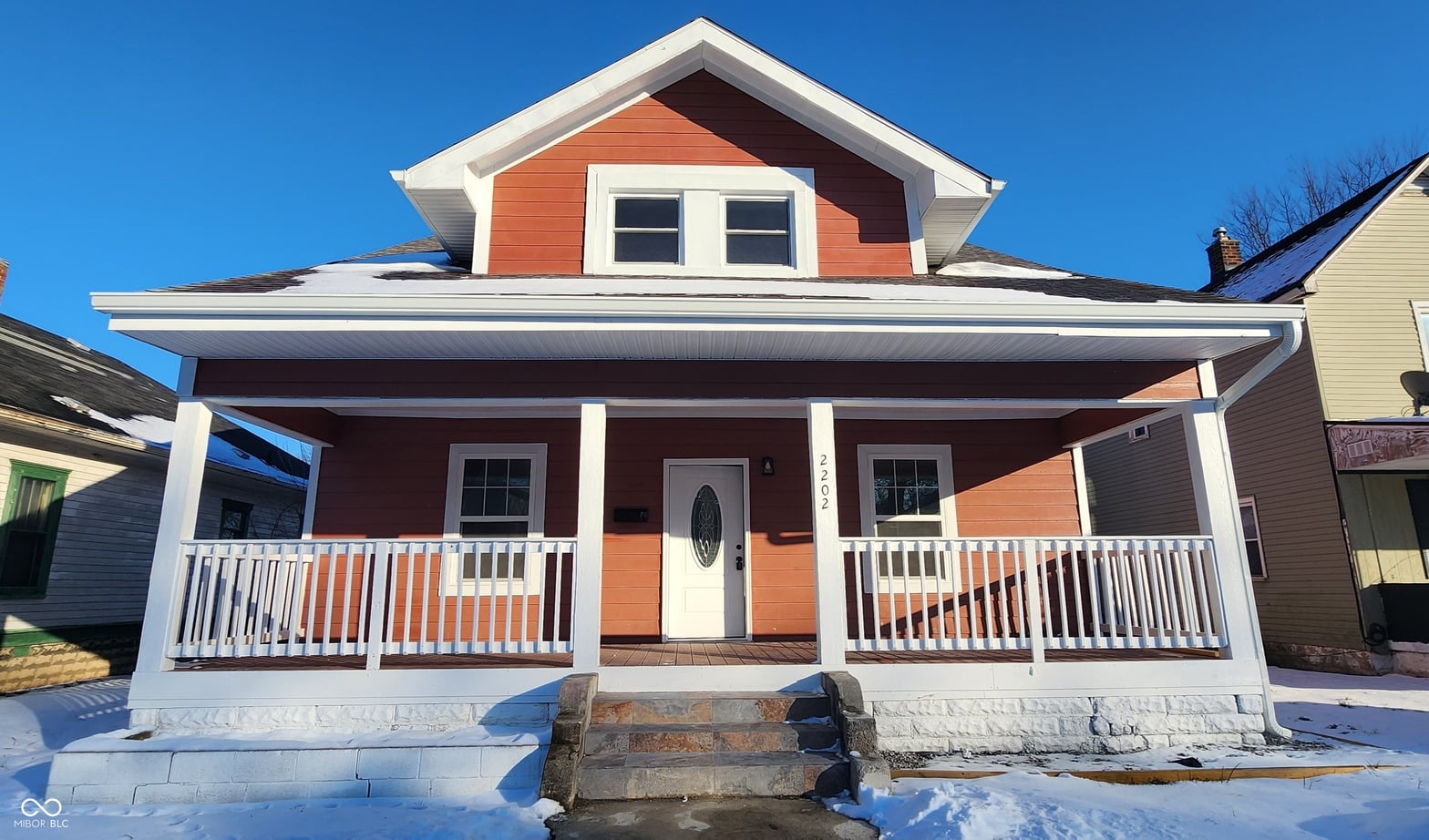 Front exterior at 2202 Fletcher Street, Anderson, IN