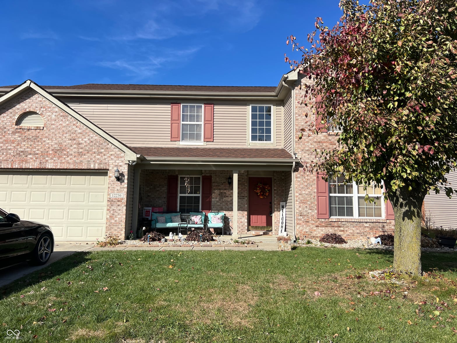 Front exterior at 12236 Quarterback Lane, Fishers, IN